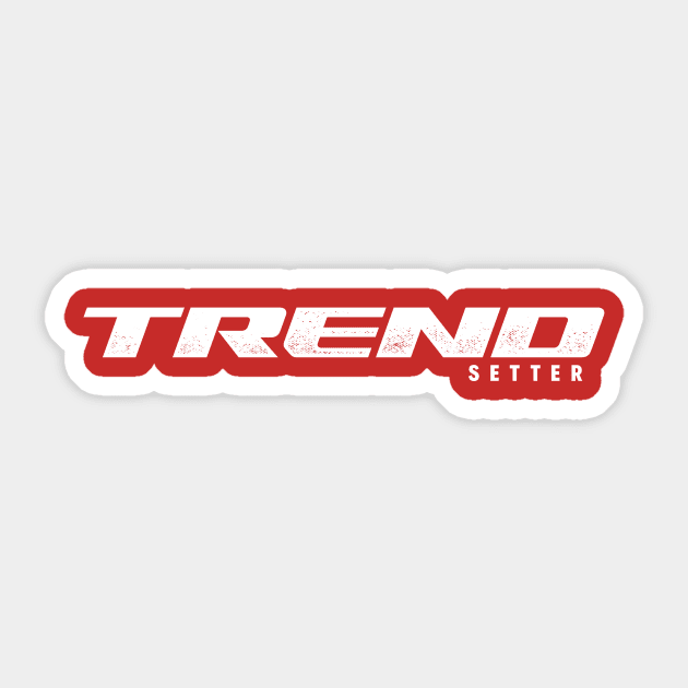 Trend Setter (Trek) Sticker by nutandboltdesign